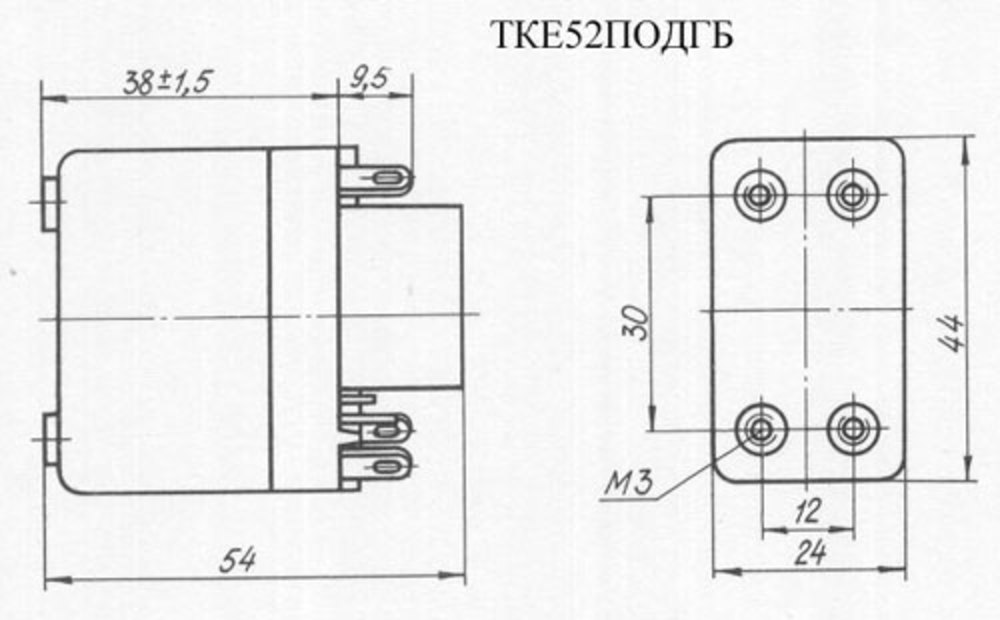 П 52. Реле тке52пд1 схема контактов. Реле тке52п1пгб. Реле тке24п1га чертеж. Тке24п1гб чертёж.