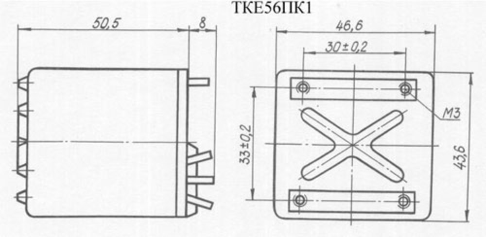 Реле тке26п1гб схема